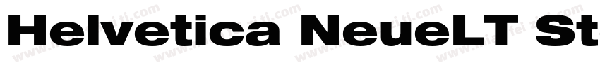 Helvetica NeueLT Std Med Ext bold字体转换